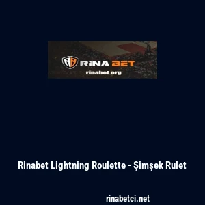 Rinabet Lightning Roulette - Şimşek Rulet